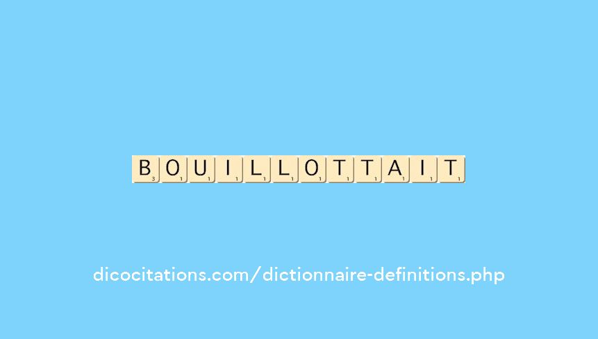 bouillottait