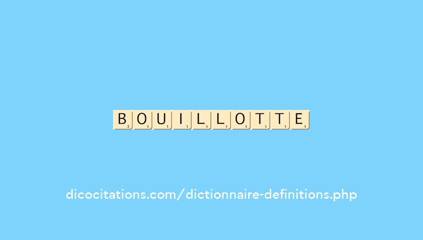 bouillotte