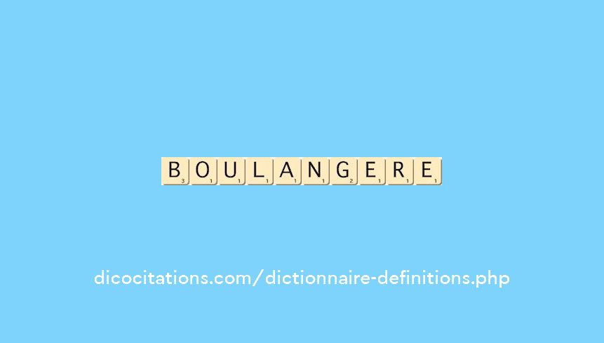 boulangere boulangere