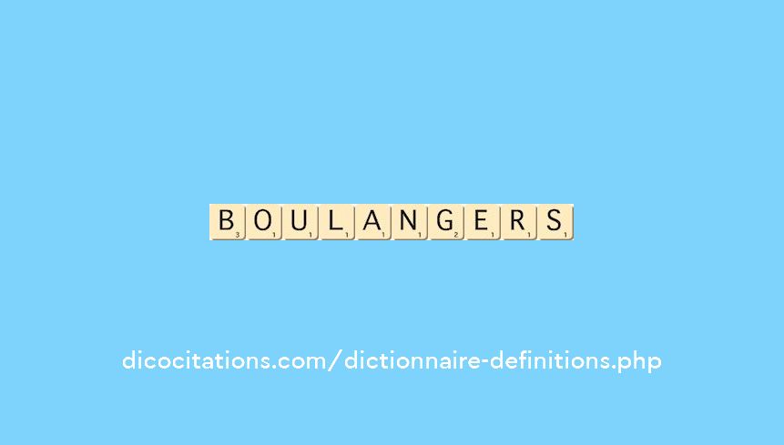 boulangers boulangers