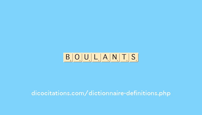 boulants boulants