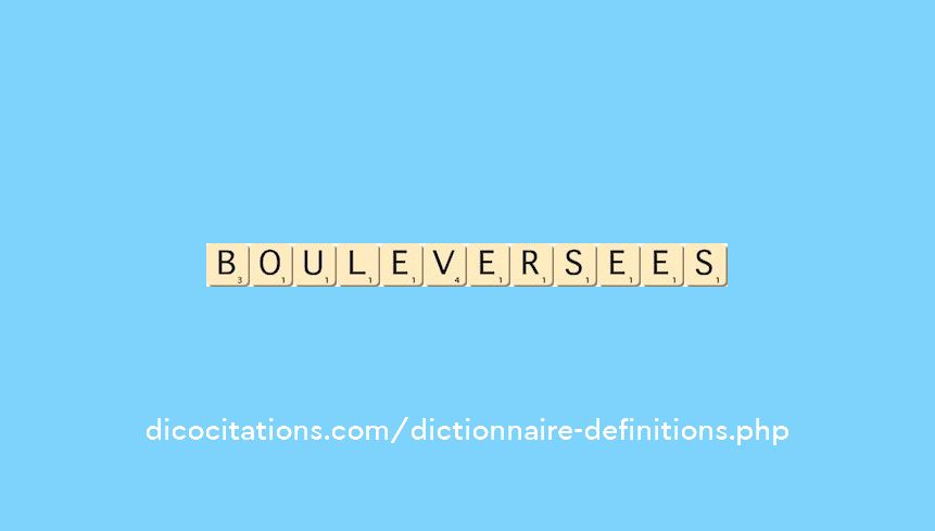 bouleversees bouleversees