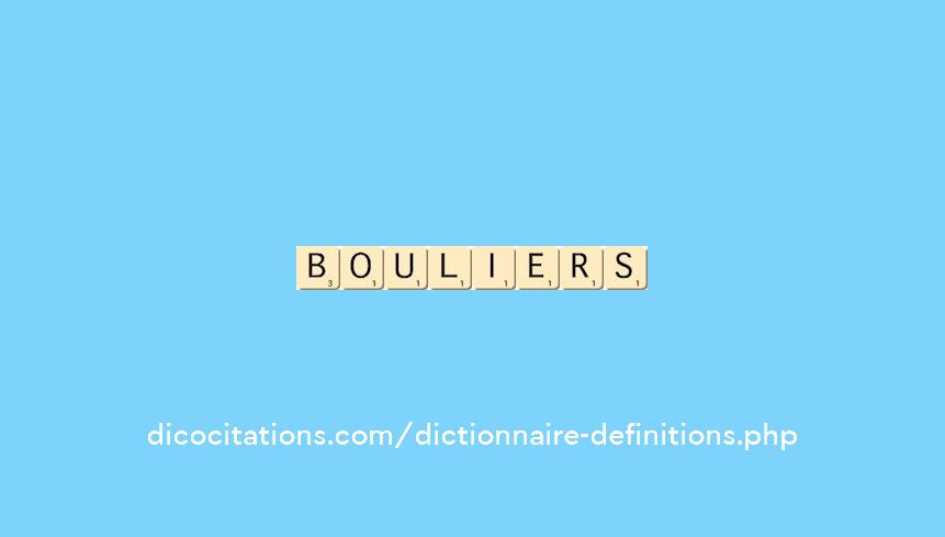 bouliers bouliers