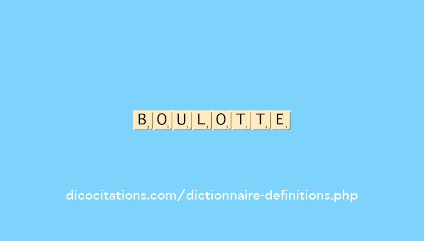 boulotte boulotte