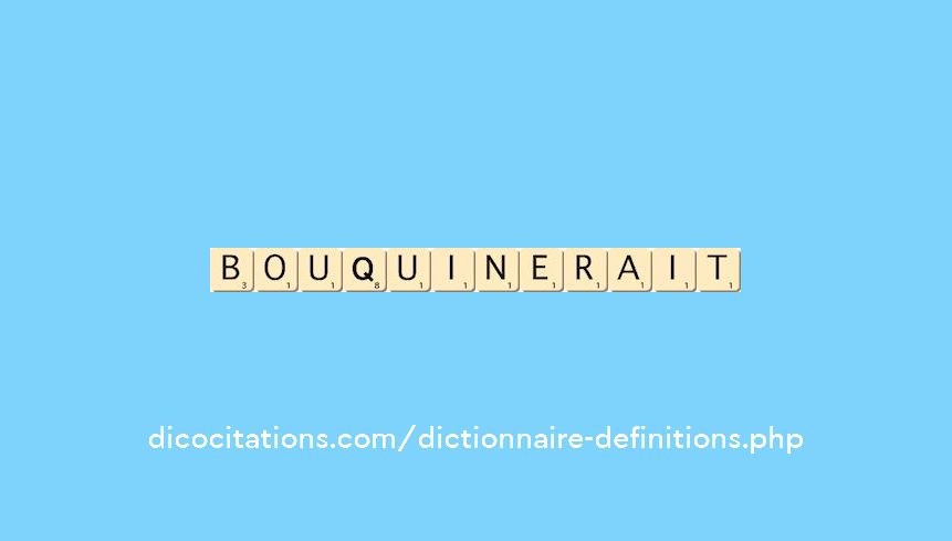 bouquinerait bouquinerait