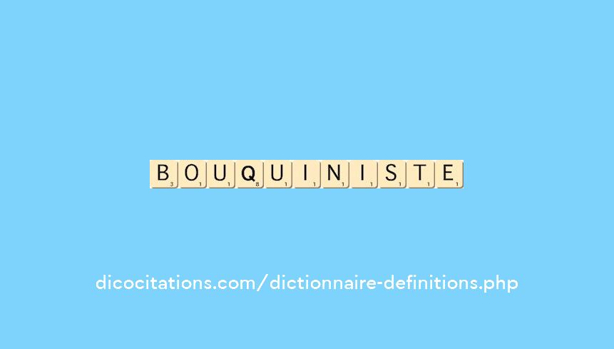 bouquiniste
