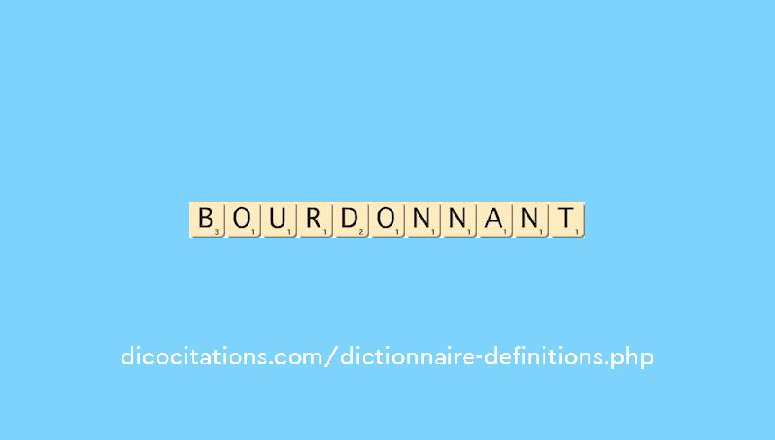 bourdonnant bourdonnant