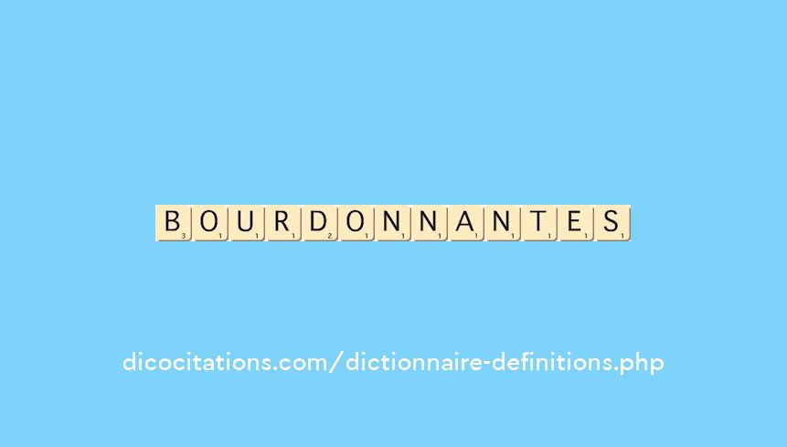 bourdonnantes