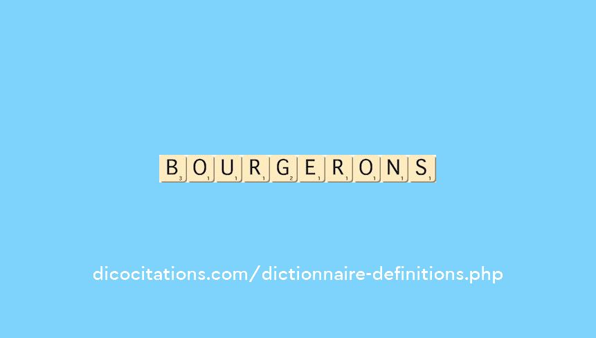 bourgerons bourgerons