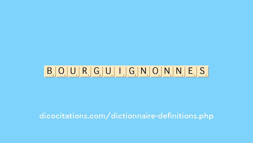bourguignonnes