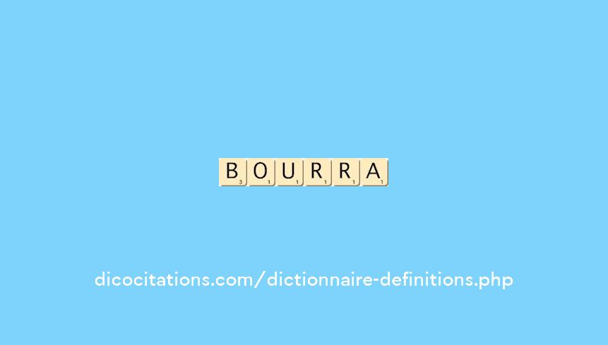 bourra bourra
