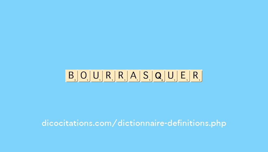 bourrasquer