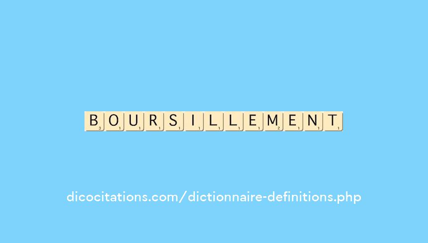 boursillement