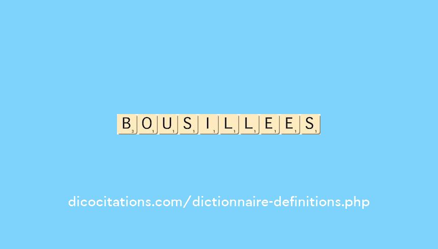 bousillees bousillees