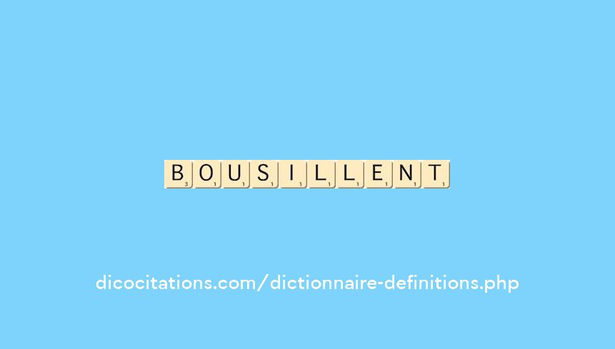 bousillent bousillent