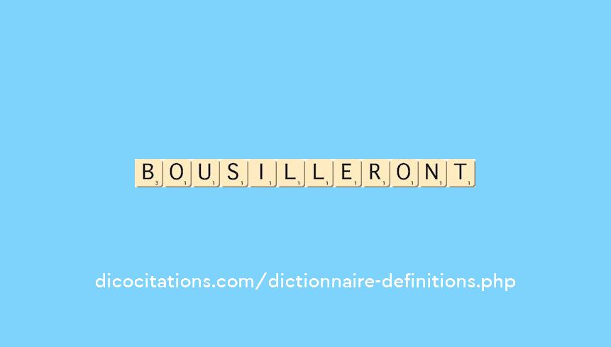 bousilleront