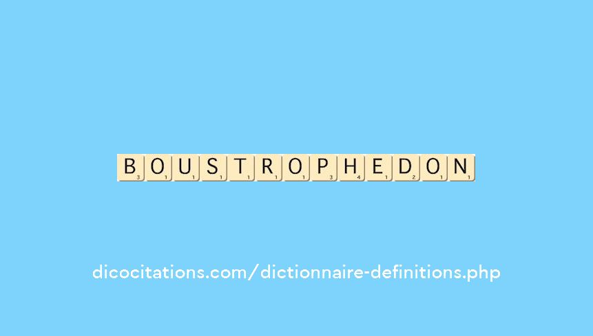 boustrophedon