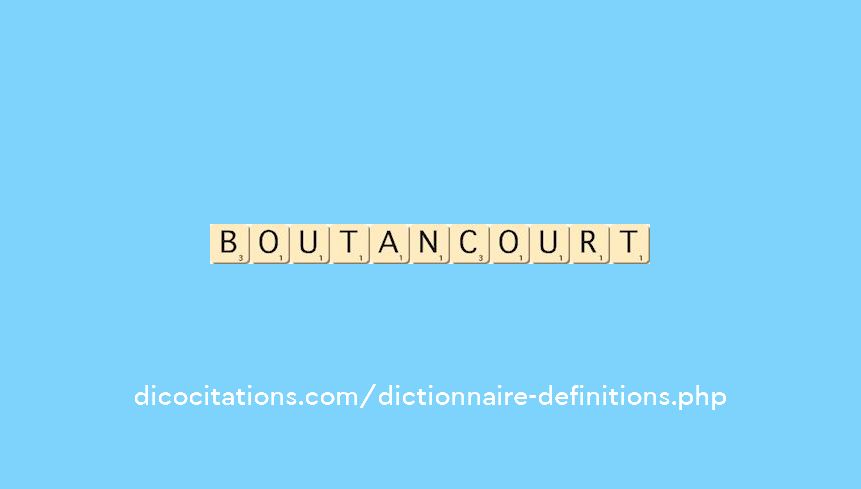 boutancourt boutancourt