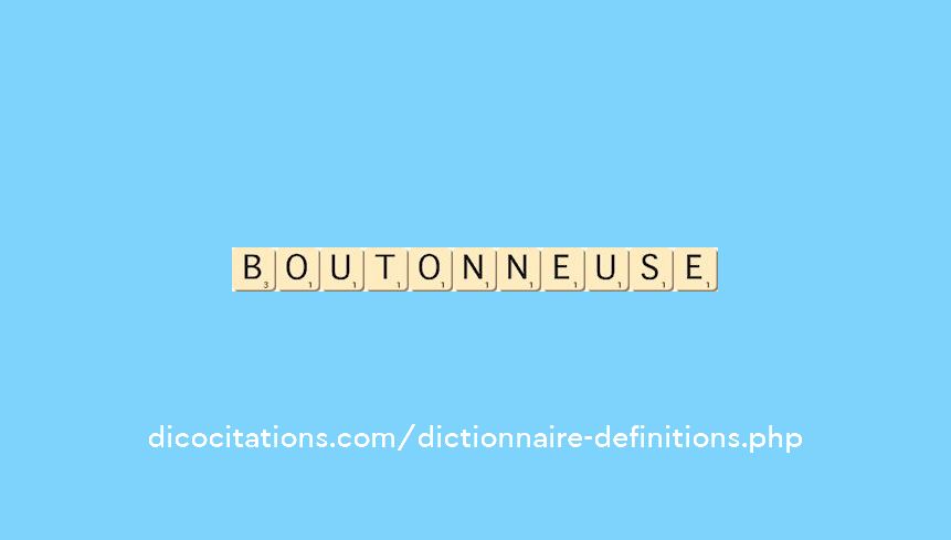 boutonneuse boutonneuse