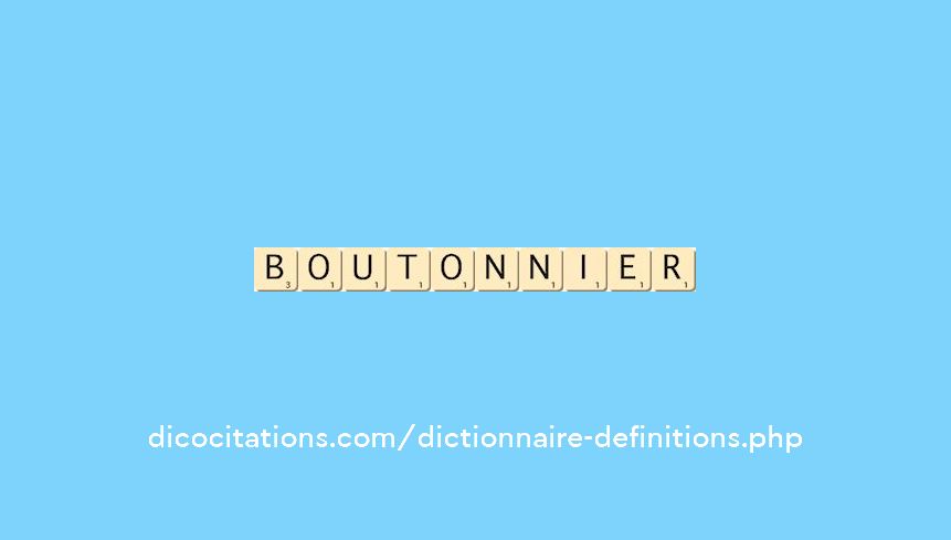 boutonnier