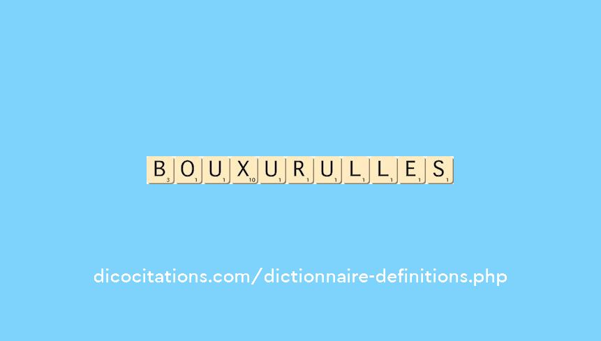 bouxurulles