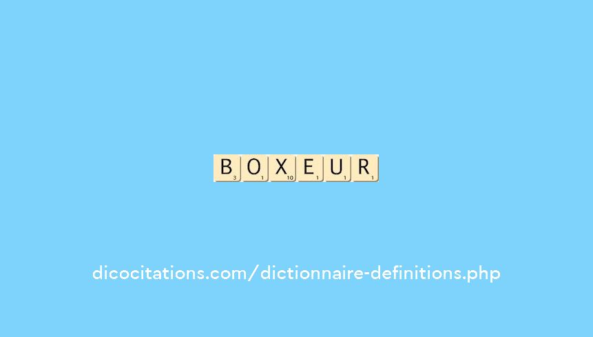 boxeur