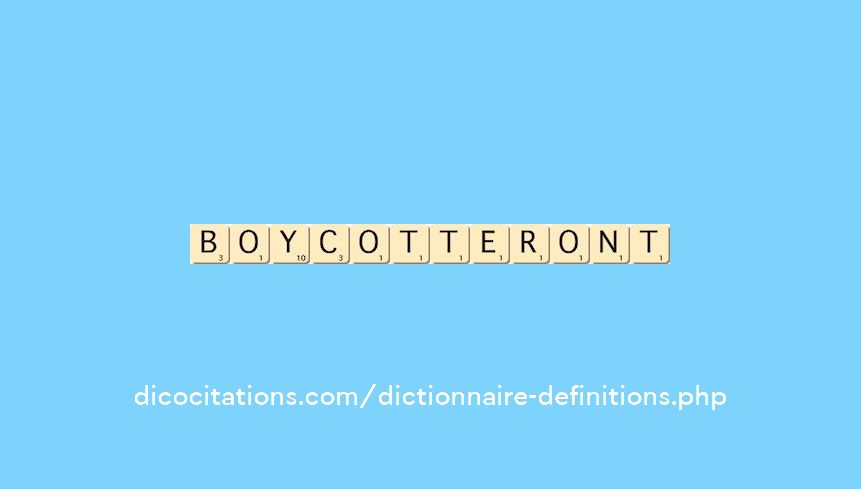 boycotteront boycotteront