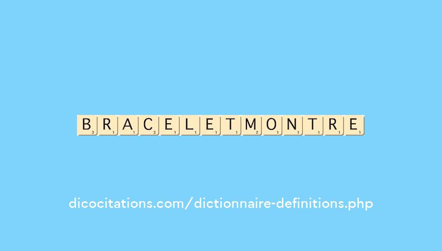 bracelet-montre bracelet-montre