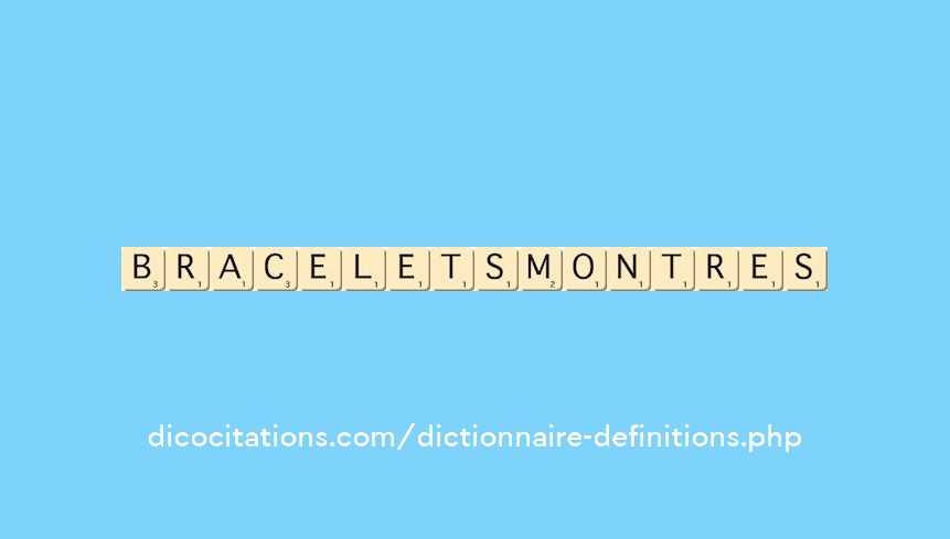 bracelets-montres bracelets-montres