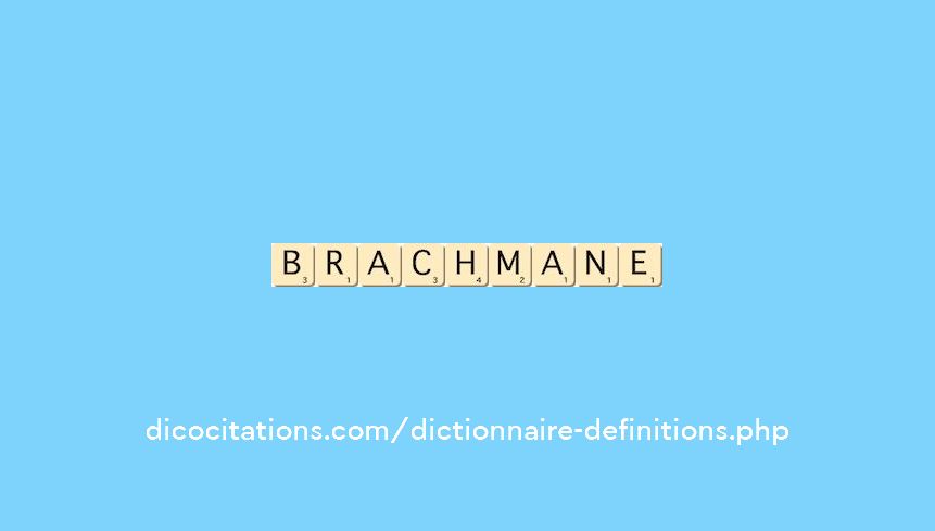 brachmane