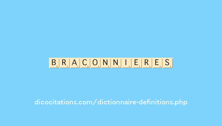 braconnieres braconnieres