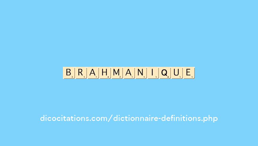 brahmanique brahmanique