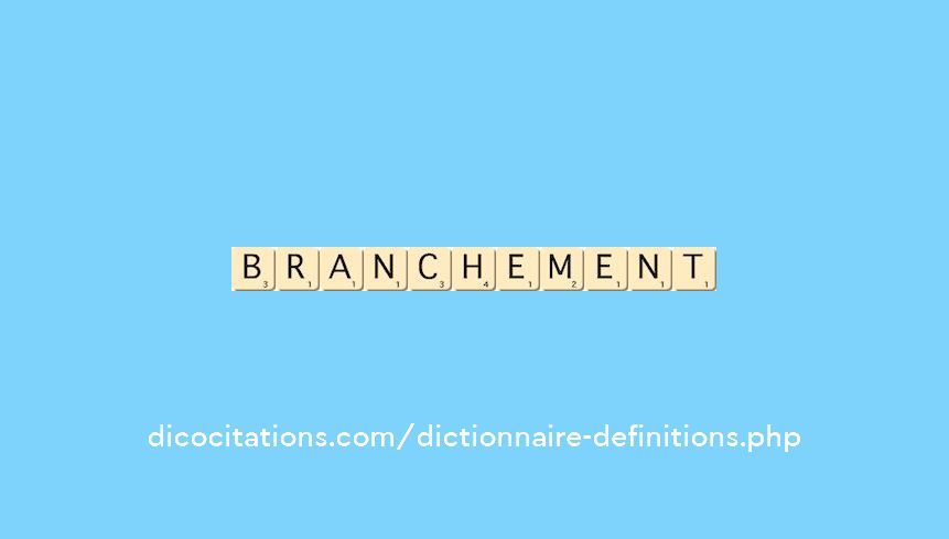 branchement