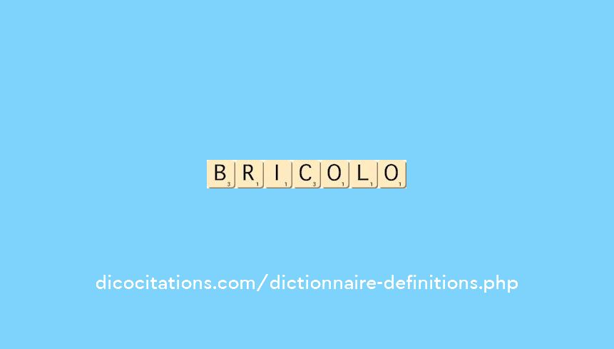 bricolo bricolo
