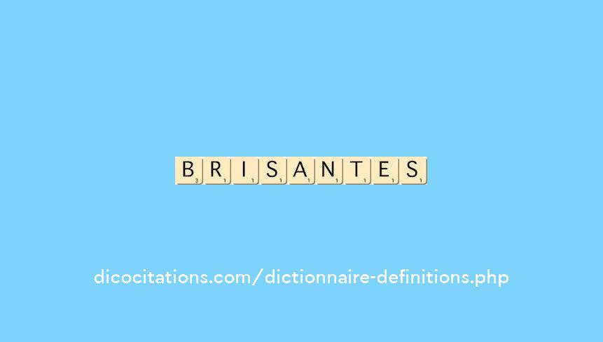 brisantes brisantes