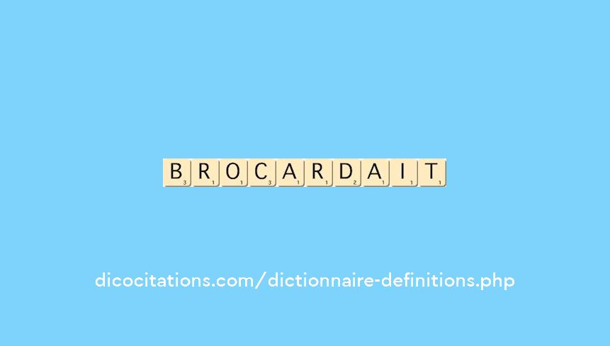 brocardait