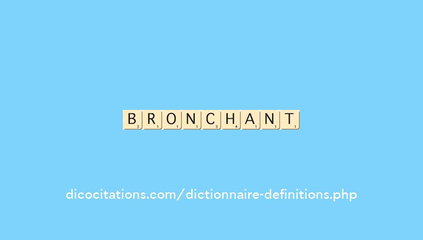 bronchant bronchant