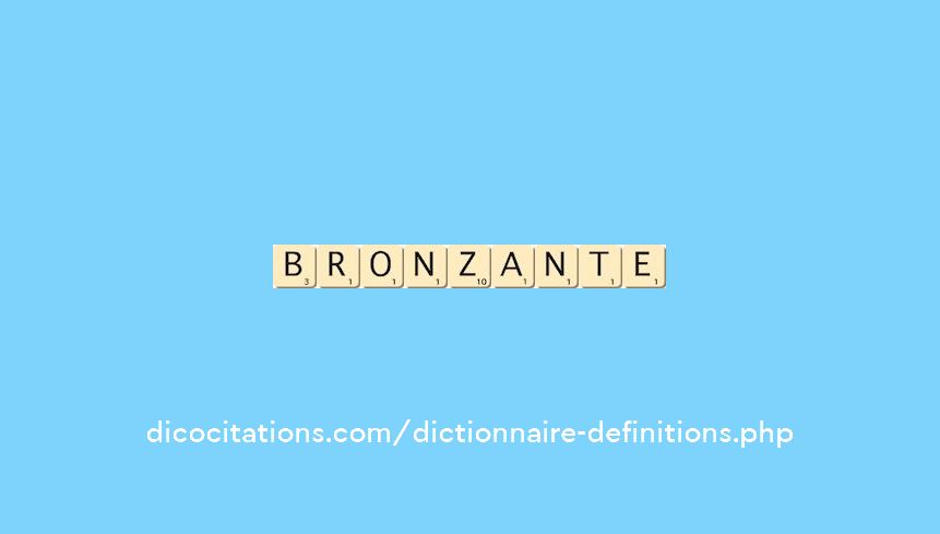 bronzante bronzante