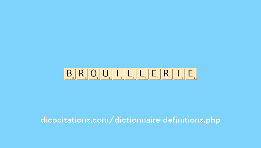 brouillerie