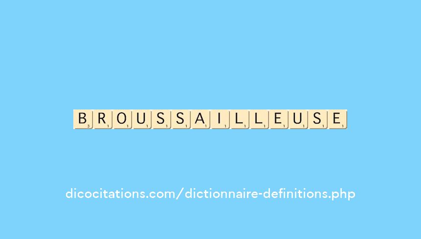 broussailleuse broussailleuse
