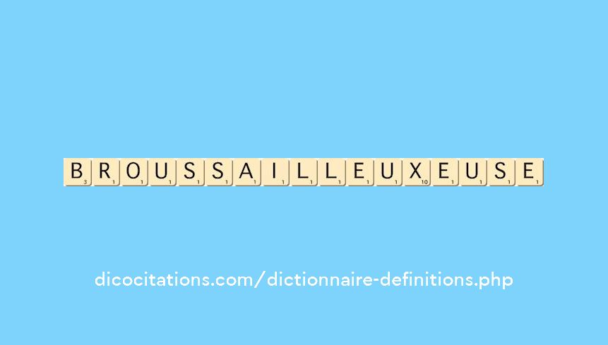 broussailleux--euse