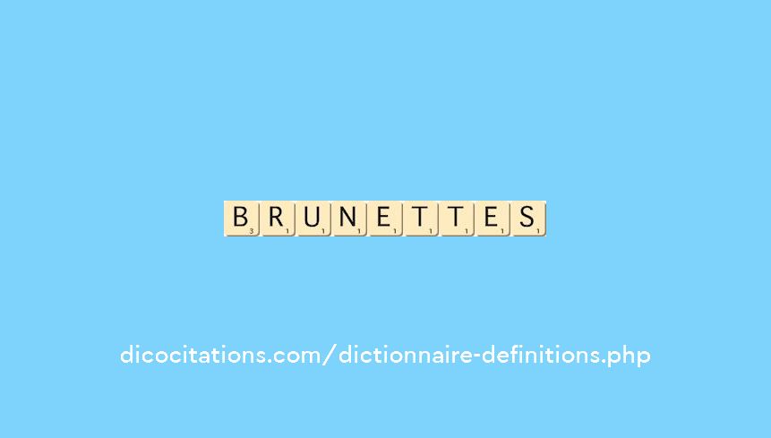 brunettes brunettes