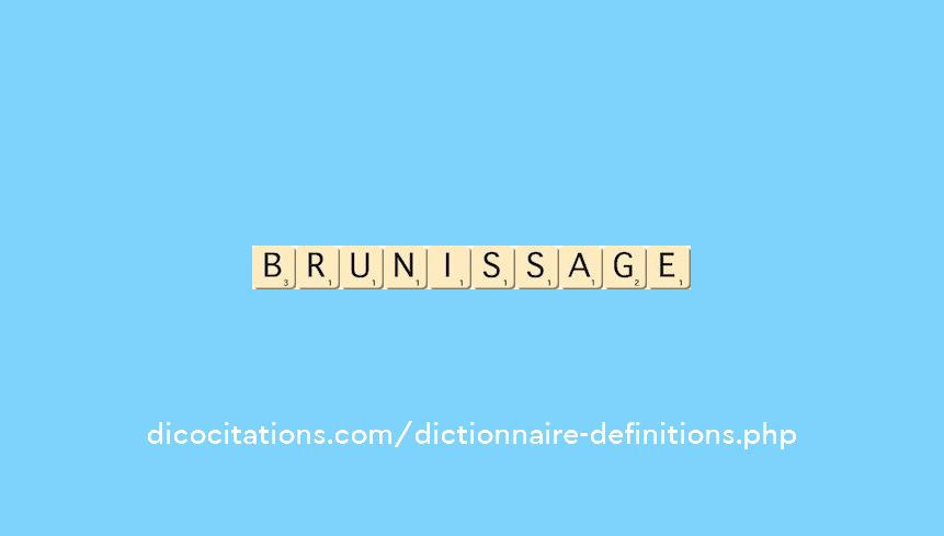 brunissage brunissage