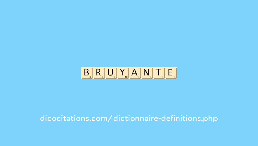 bruyante bruyante