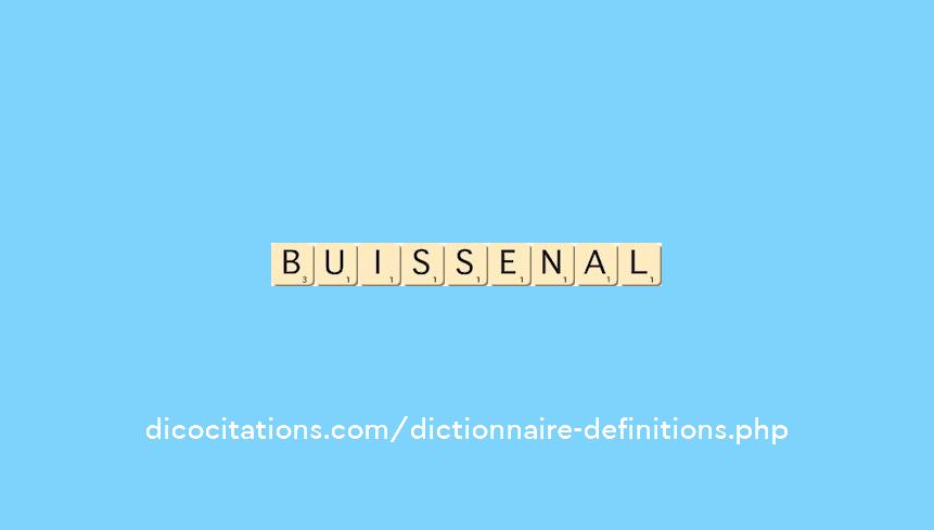 buissenal
