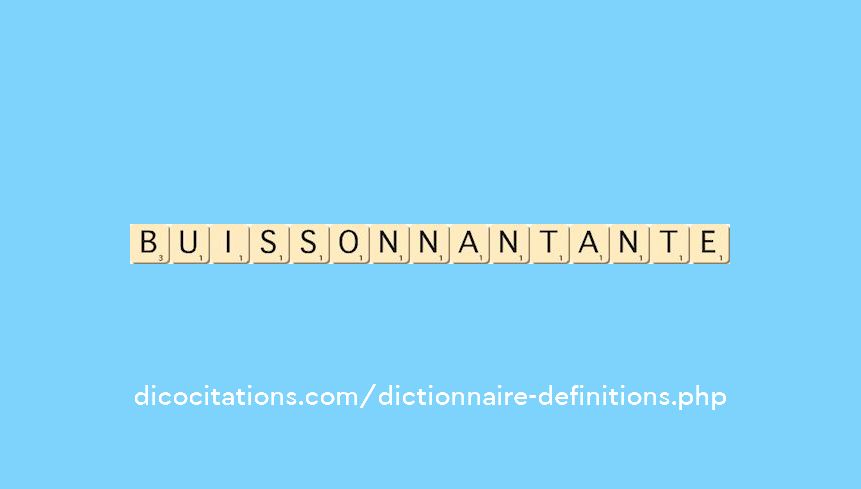 buissonnant--ante