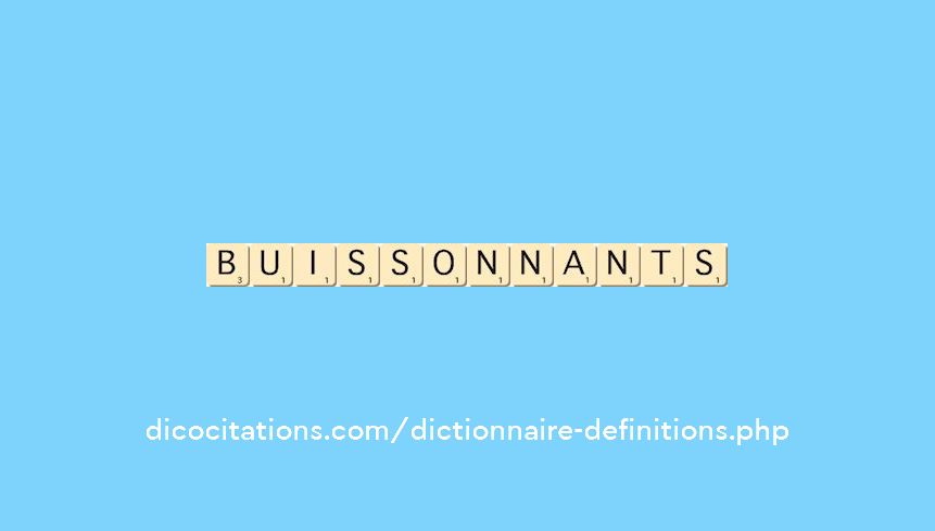 buissonnants buissonnants