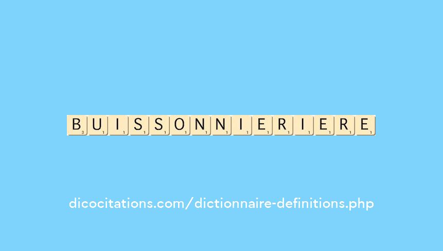 buissonnier--iere