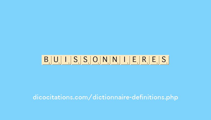 buissonnieres buissonnieres