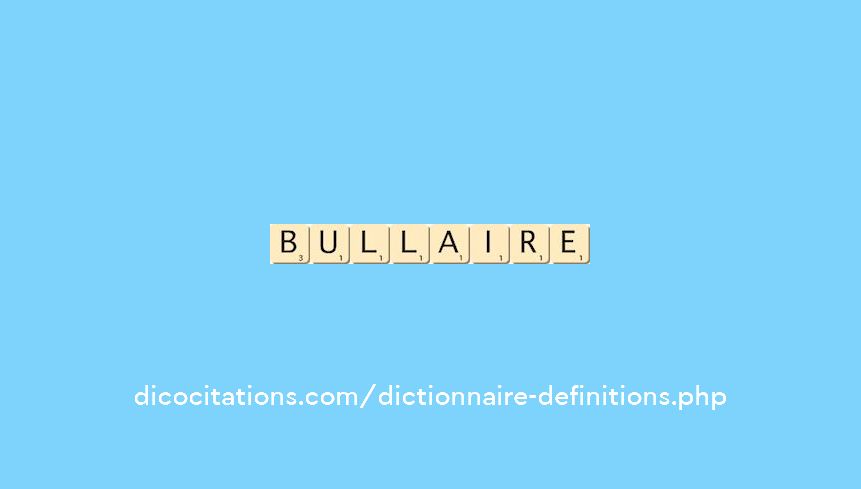 bullaire bullaire